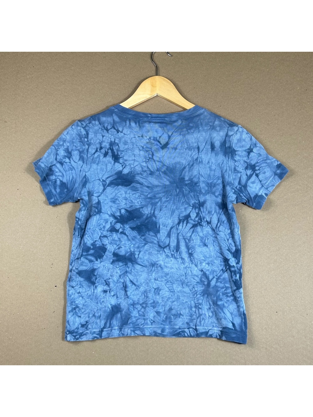 Vintage Y2K Democracy Weekends Blue Tie-Dye Grunge Graphic Tee Size S USA - Picture 3 of 6